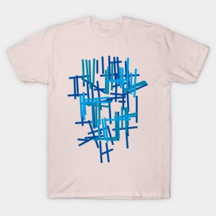 Abstract Art Pattern Construct T-Shirt